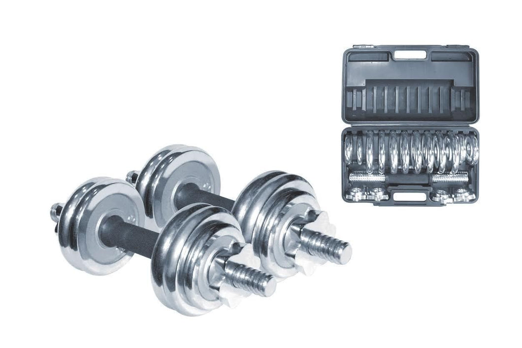 ChromeXBell Chrome Dumbbell Set